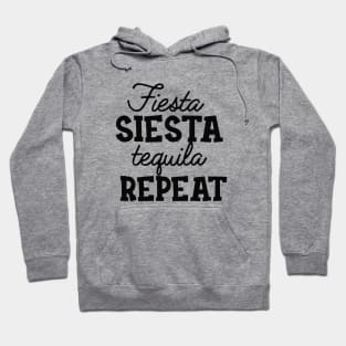 Bachelorette - Fiesta Siesta Tequila Repeat Hoodie